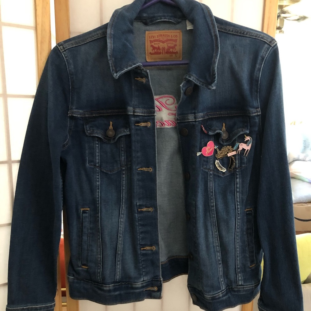 Too Faced X Levi’s custom Jean jacket